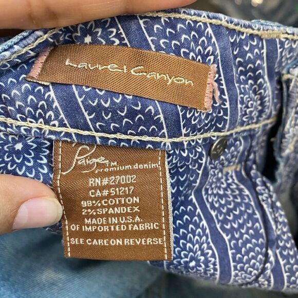 Paige Laurel Canyon Low Rise Bootcut Jeans - Picture 7 of 7